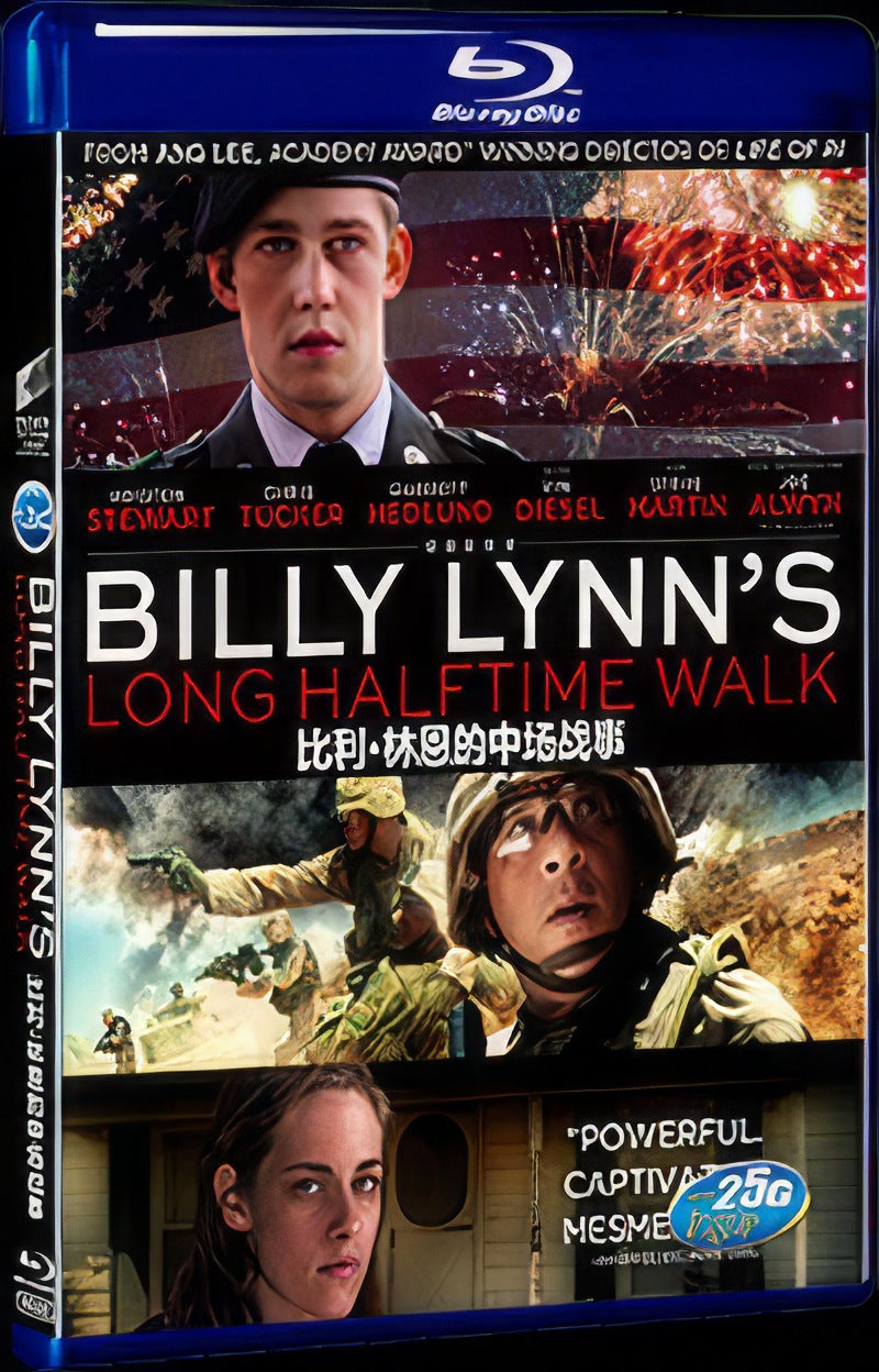 Billy Lynns Long Halftime Walk (2016) Movie 1-Disc Box Set for Gift Collection Blu-ray