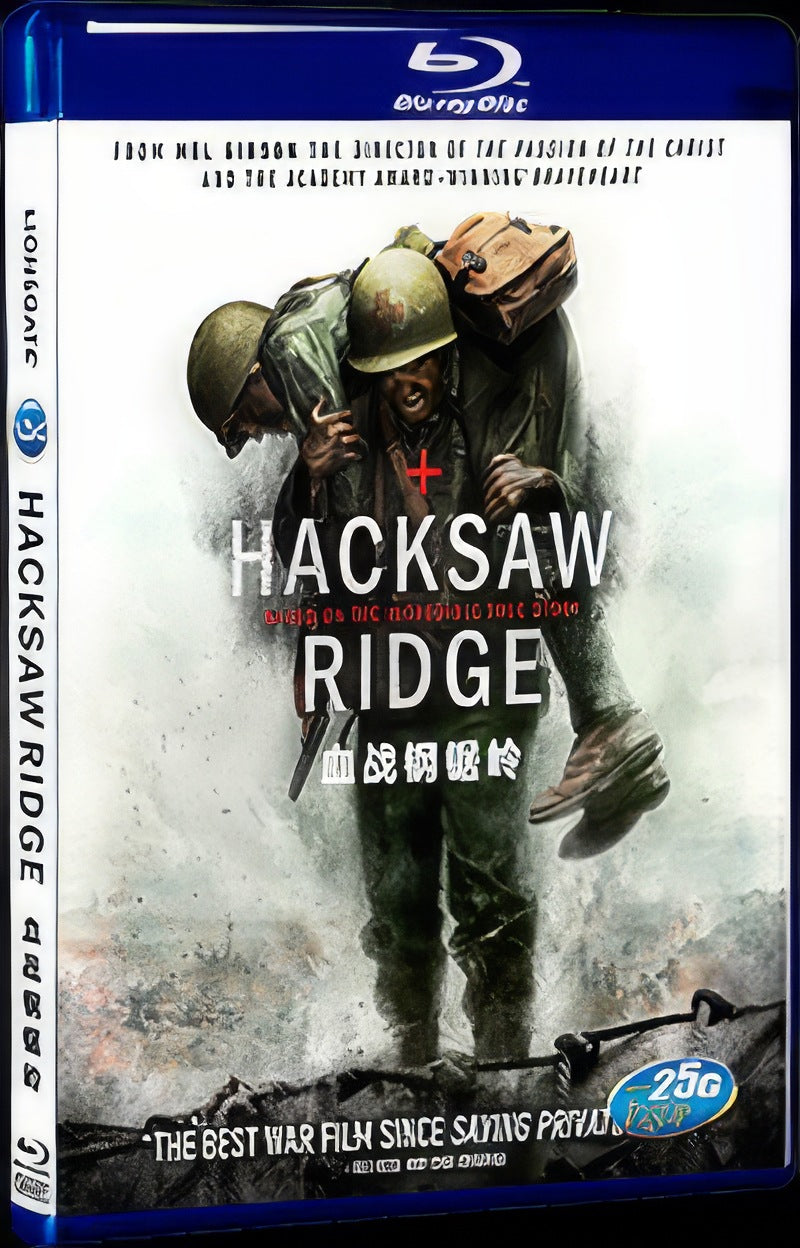 Hacksaw Ridge (2016) Movie 1-Disc Box Set for Gift Collection Blu-ray