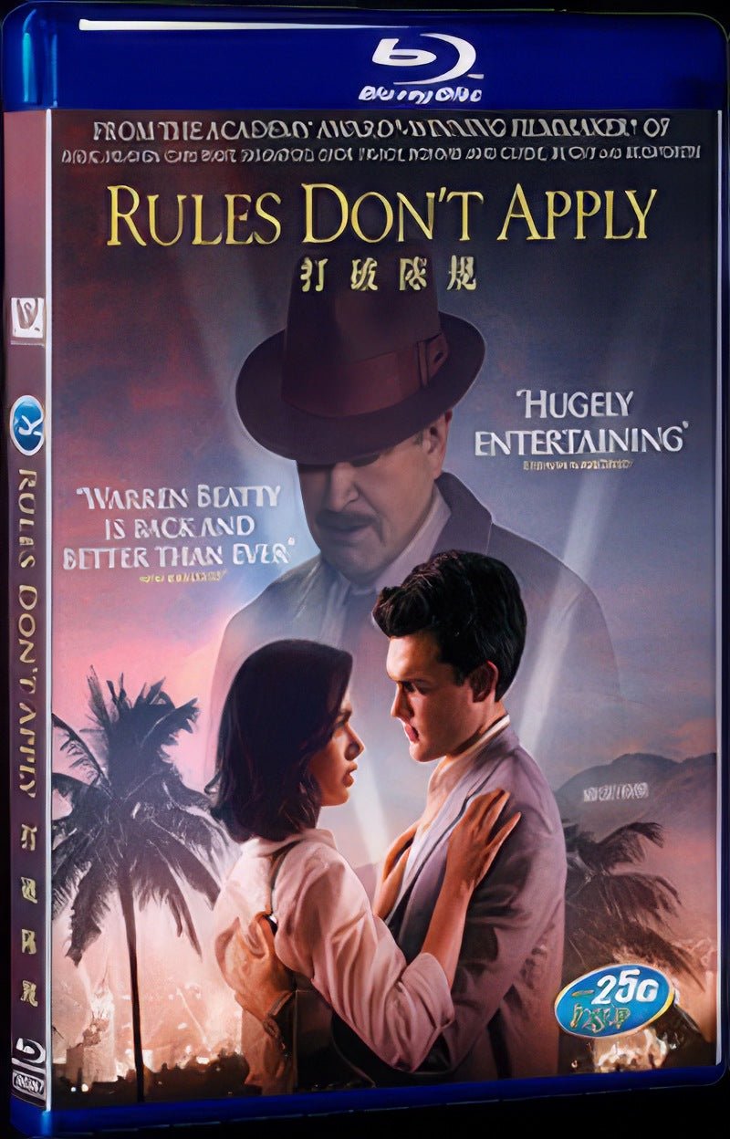 Rules Dont Apply (2016) Movie 1-Disc Box Set for Gift Collection Blu-ray
