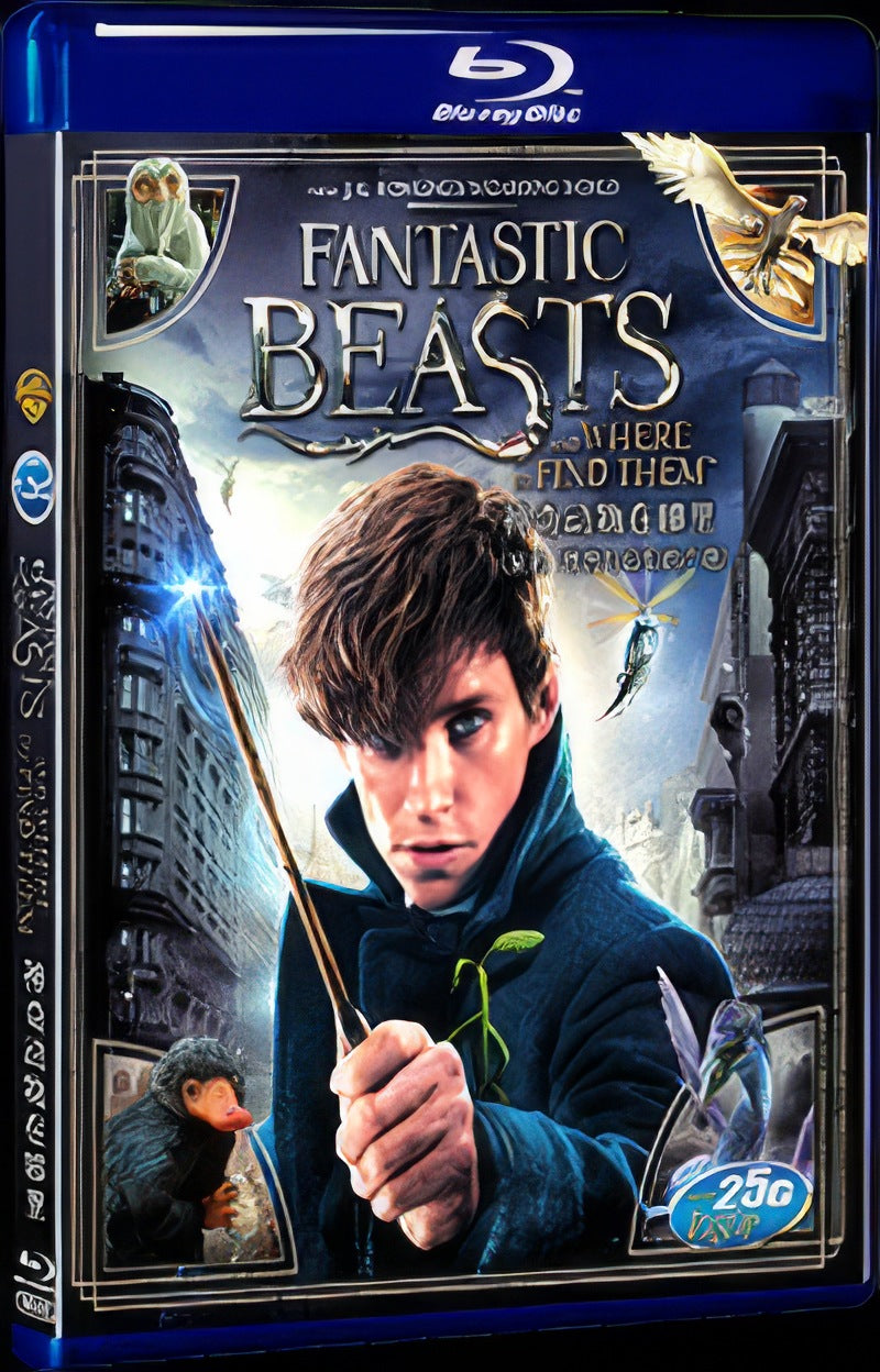 Fantastic Beasts and Where to Find Them (2016) Movie 1-Disc Box Set for Gift Collection Blu-ray
