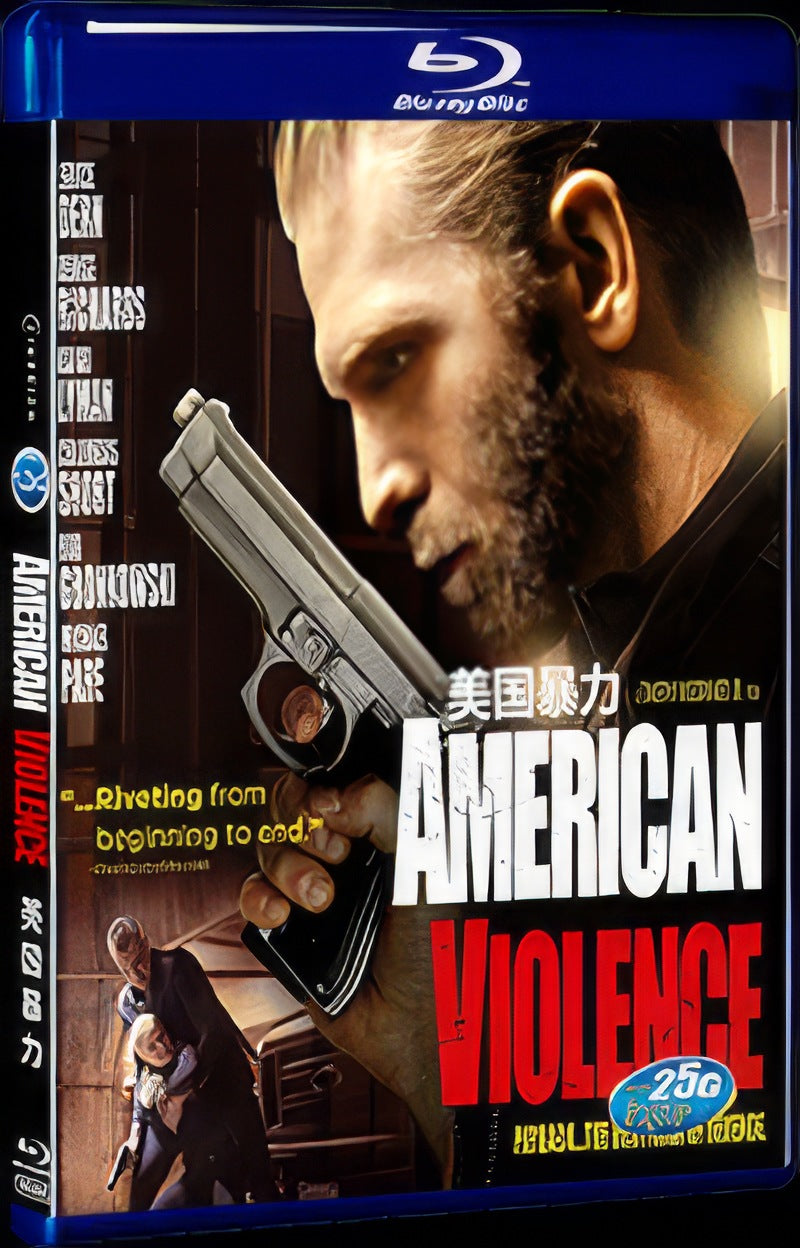 American Violence (2017) Movie 1-Disc Box Set for Gift Collection Blu-ray
