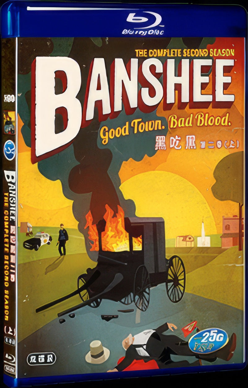 Banshee Season 2 (2014) Movie 4-Disc Box Set for Gift Collection Blu-ray