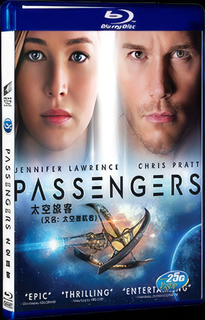 Passengers (2016) Movie 1-Disc Box Set for Gift Collection Blu-ray