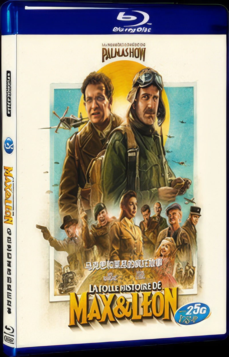 La folle histoire de Max et Léon (2016) Movie 1-Disc Box Set for Gift Collection Blu-ray