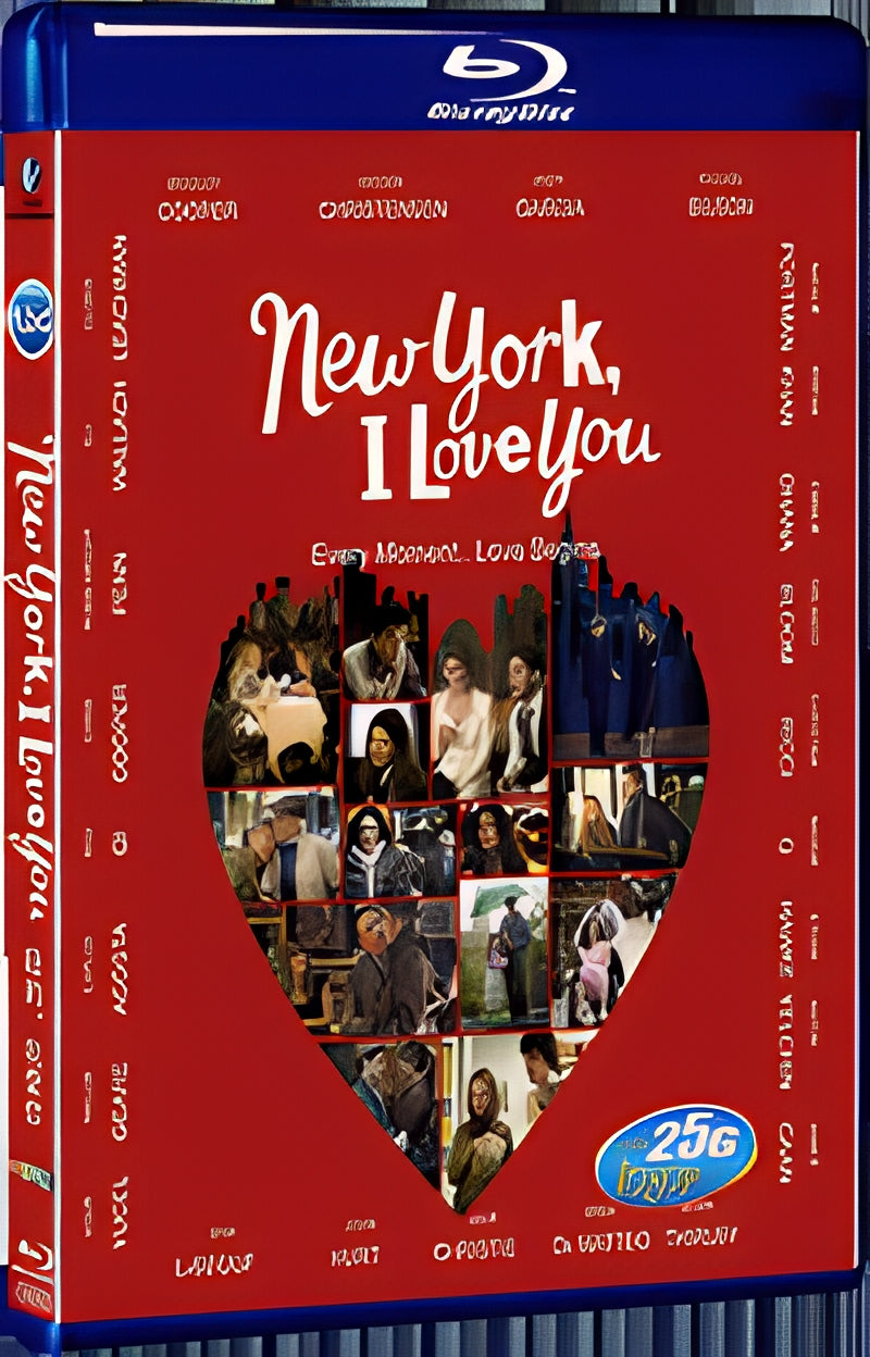 2009 New York I Love You 1080P for Gift 1-Disc All RegionPlay Seal Box Blu-ray
