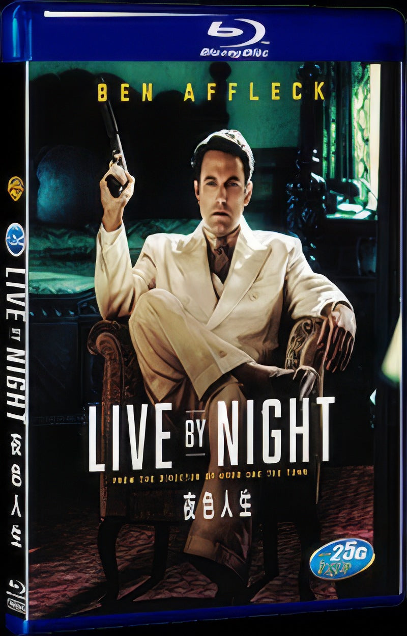 Live by Night (2016) Movie 1-Disc Box Set for Gift Collection Blu-ray
