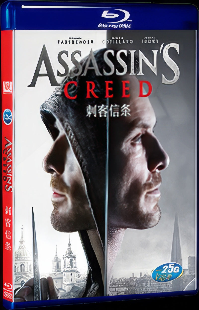 Assassins Creed (2016) Movie 1-Disc Box Set for Gift Collection Blu-ray