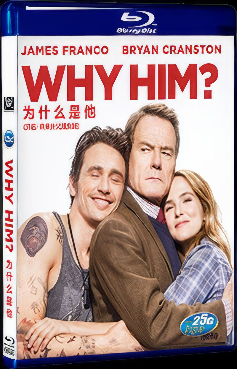 Why Him (2016) Movie 1-Disc Box Set for Gift Collection Blu-ray