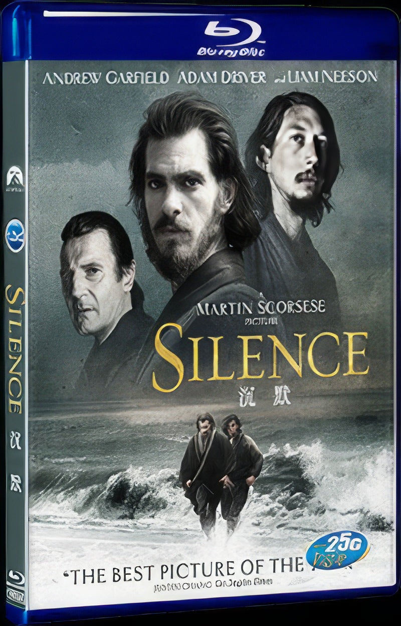 Silence (2016) Movie 1-Disc Box Set for Gift Collection Blu-ray