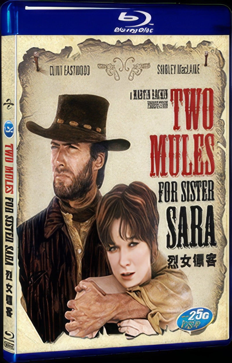 Two Mules for Sister Sara (1970) Movie 1-Disc Box Set for Gift Collection Blu-ray