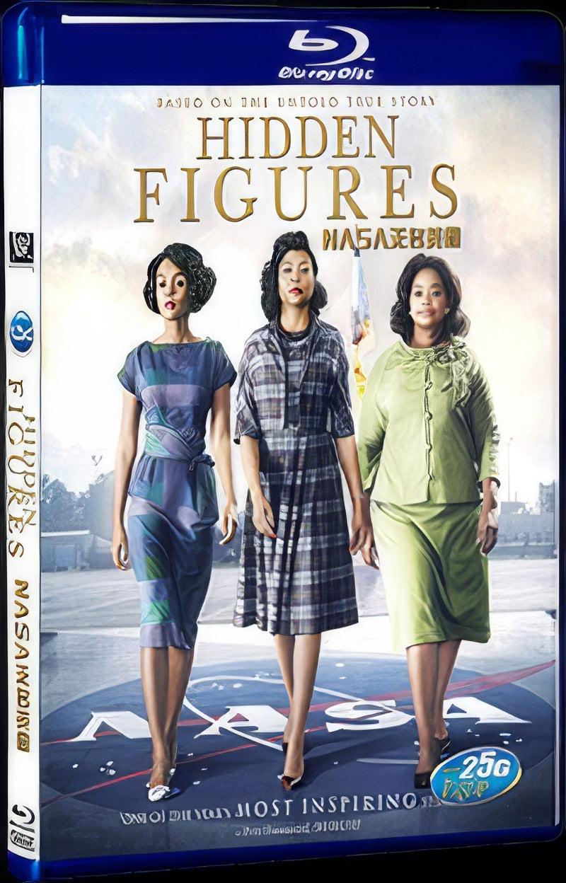 Hidden Figures (2016) Movie 1-Disc Box Set for Gift Collection Blu-ray