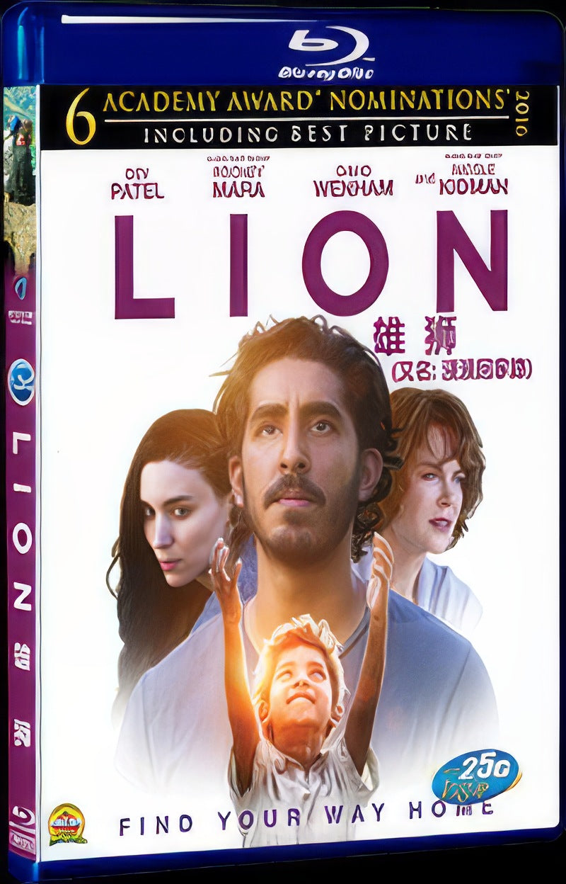 Lion (2016) Movie 1-Disc Box Set for Gift Collection Blu-ray