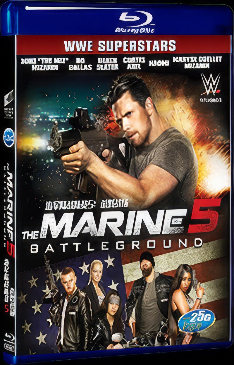 The Marine 5: Battleground (2017) Movie 1-Disc Box Set for Gift Collection Blu-ray