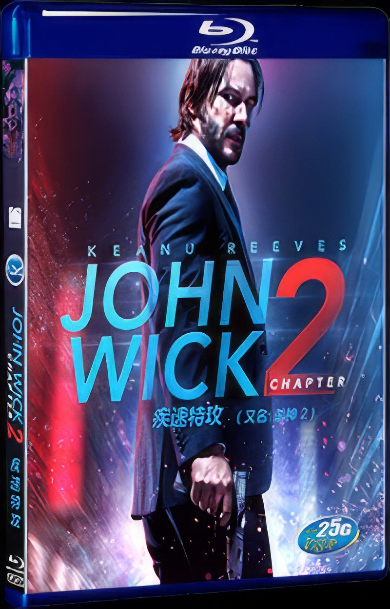 John Wick: Chapter Two (2017) Movie 1-Disc Box Set for Gift Collection Blu-ray