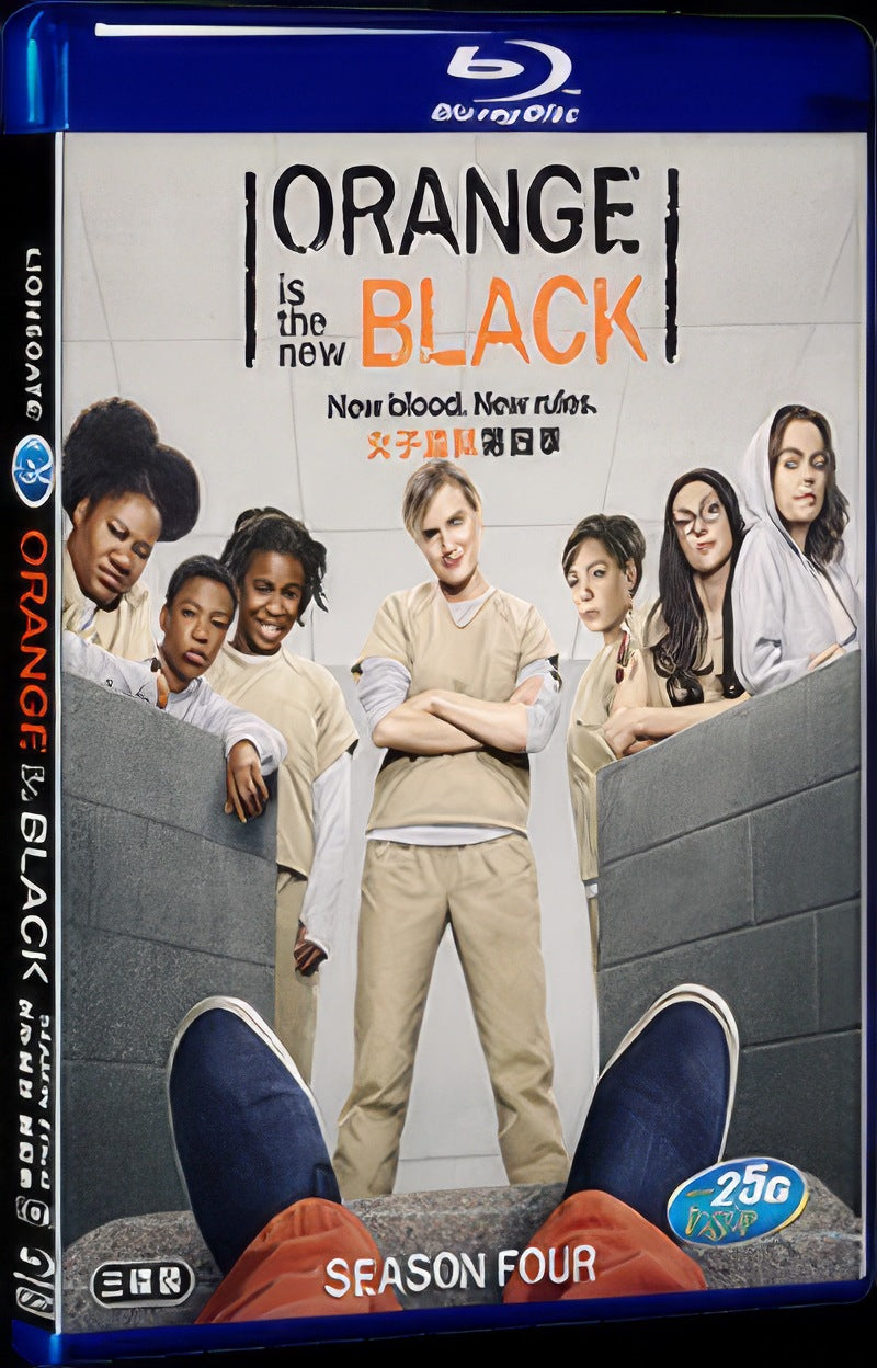 Orange Is the New Black Season 4 (2016) Movie 3-Disc Box Set for Gift Collection Blu-ray