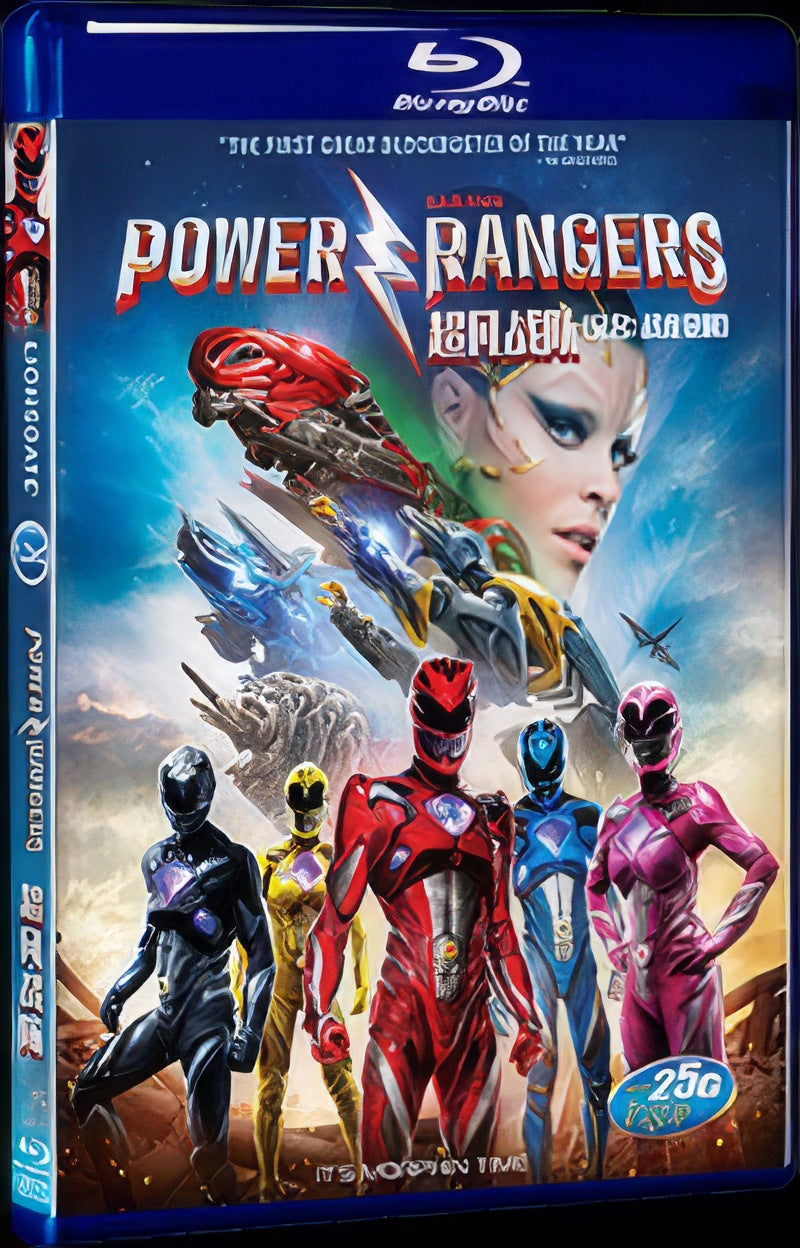 Power Rangers (2017) Movie 1-Disc Box Set for Gift Collection Blu-ray