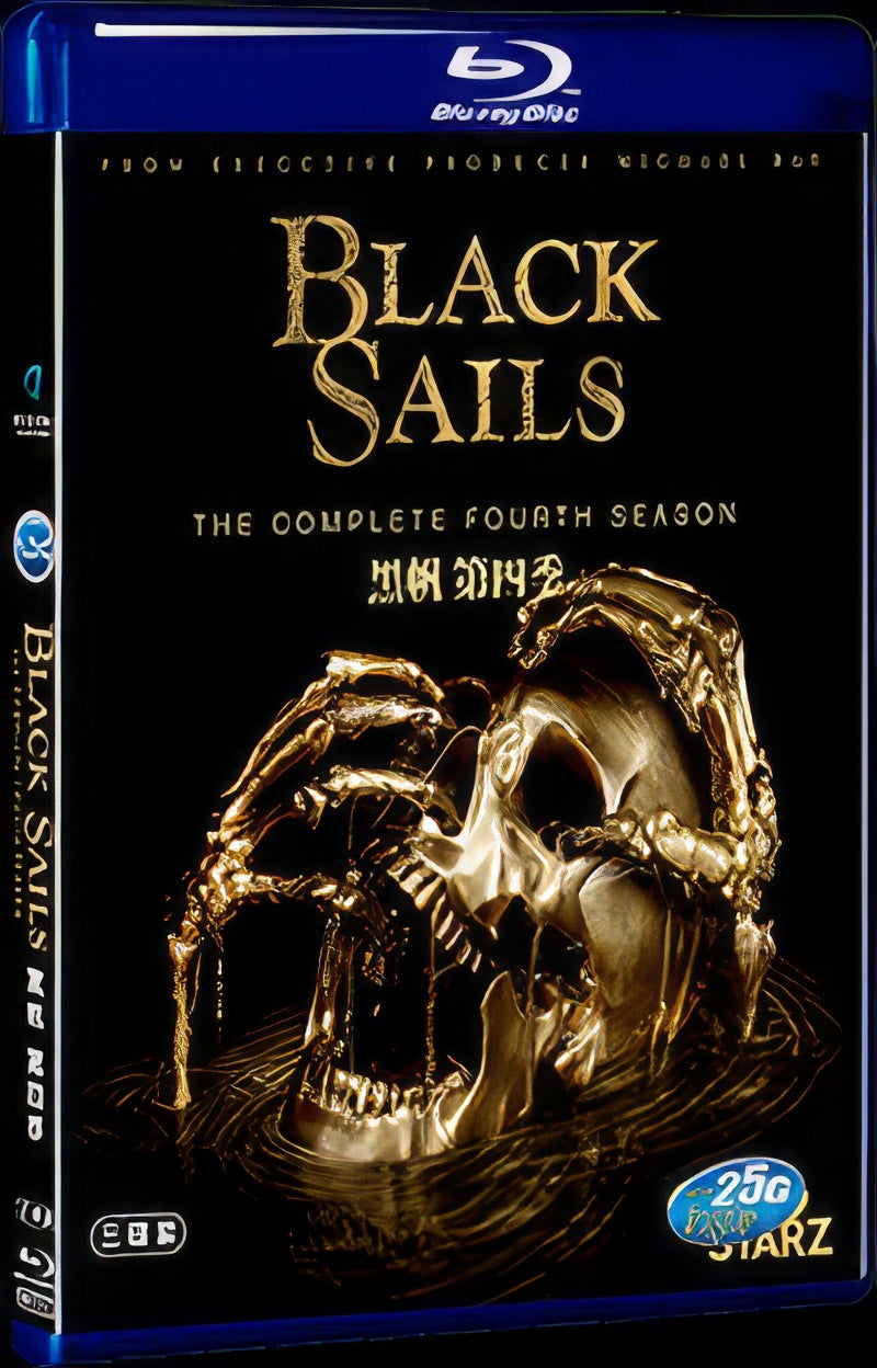 Black Sails Season 4 (2017) Movie 3-Disc Box Set for Gift Collection Blu-ray