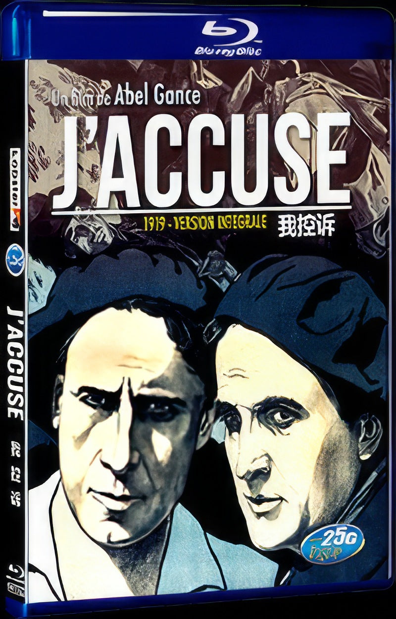 Jaccuse! (1919) Movie 1-Disc Box Set for Gift Collection Blu-ray