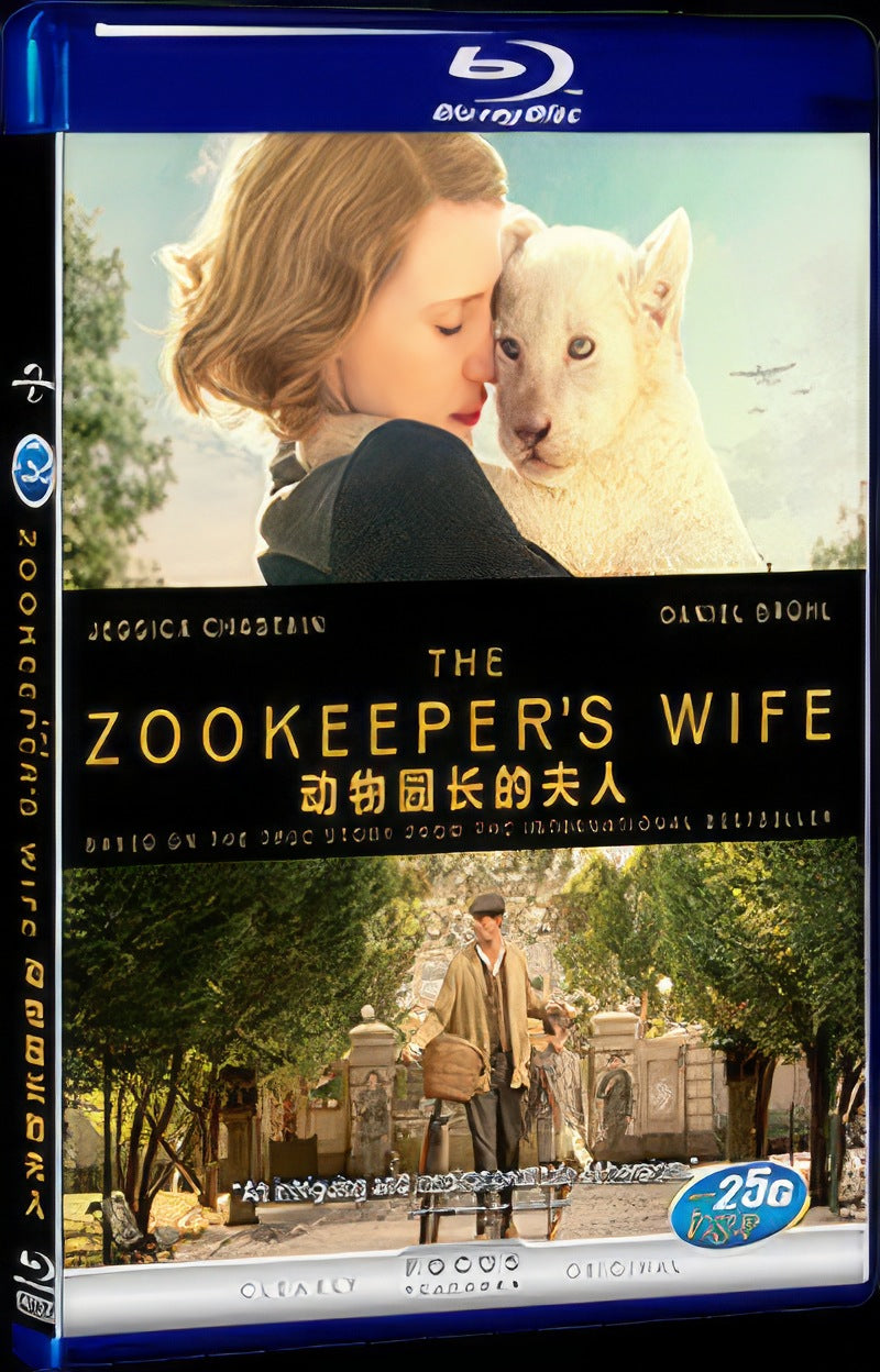The Zookeepers Wife (2017) Movie 1-Disc Box Set for Gift Collection Blu-ray
