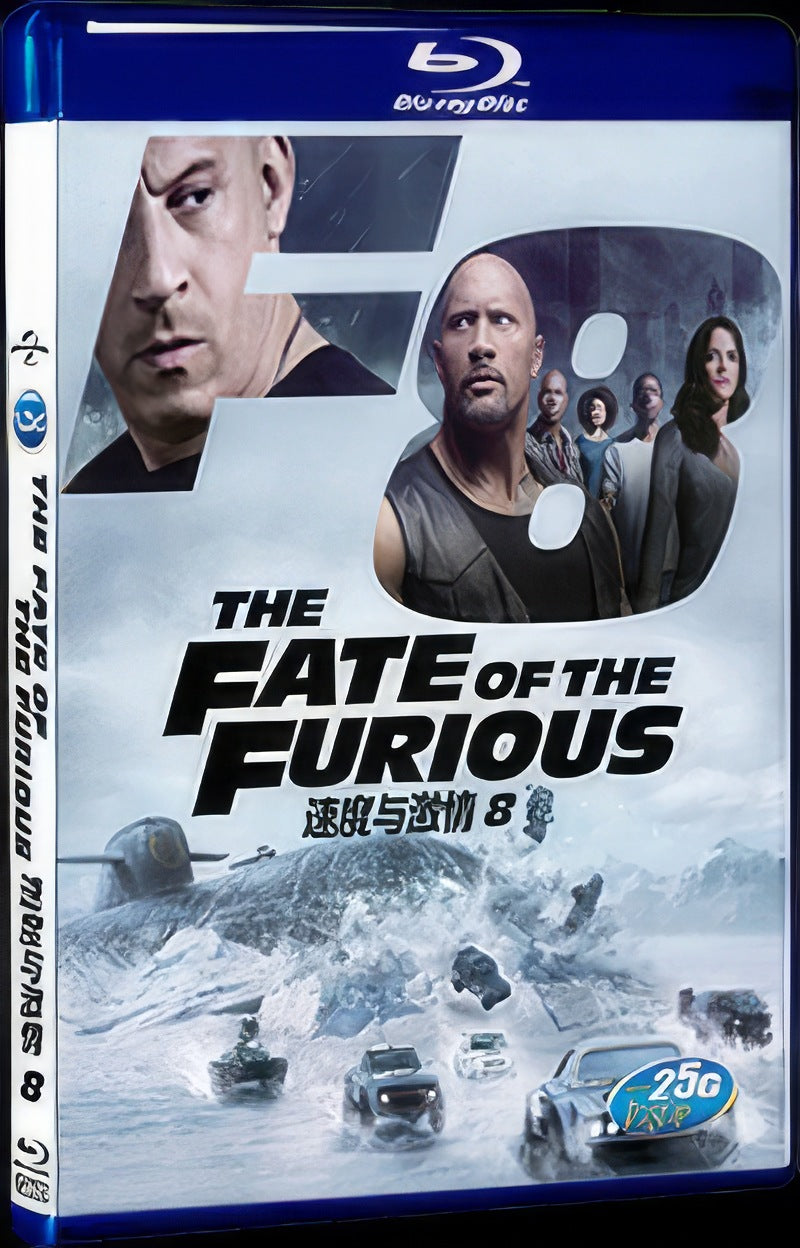 The Fate of the Furious (2017) Movie 1-Disc Box Set for Gift Collection Blu-ray