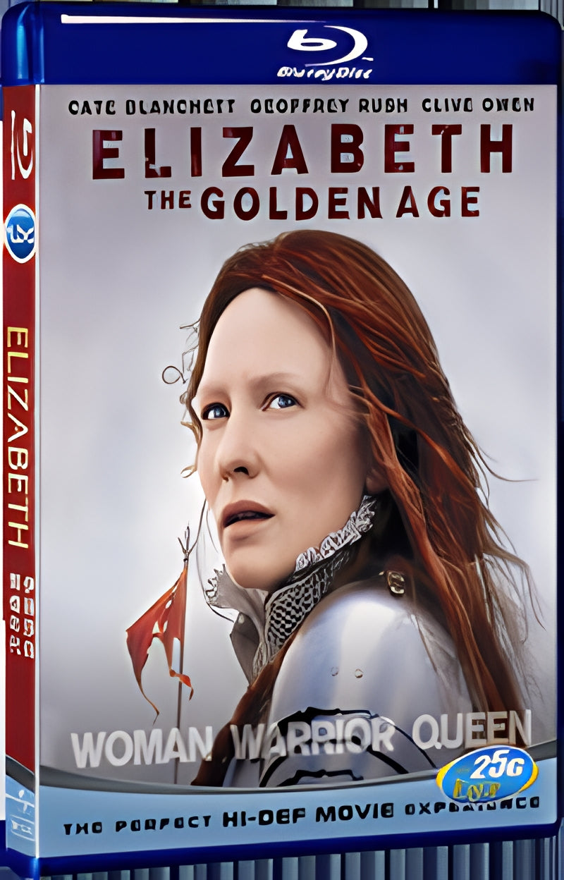 2007 Elizabeth: The Golden Age 1080P for Gift 1-Disc All RegionPlay Seal Box Blu-ray