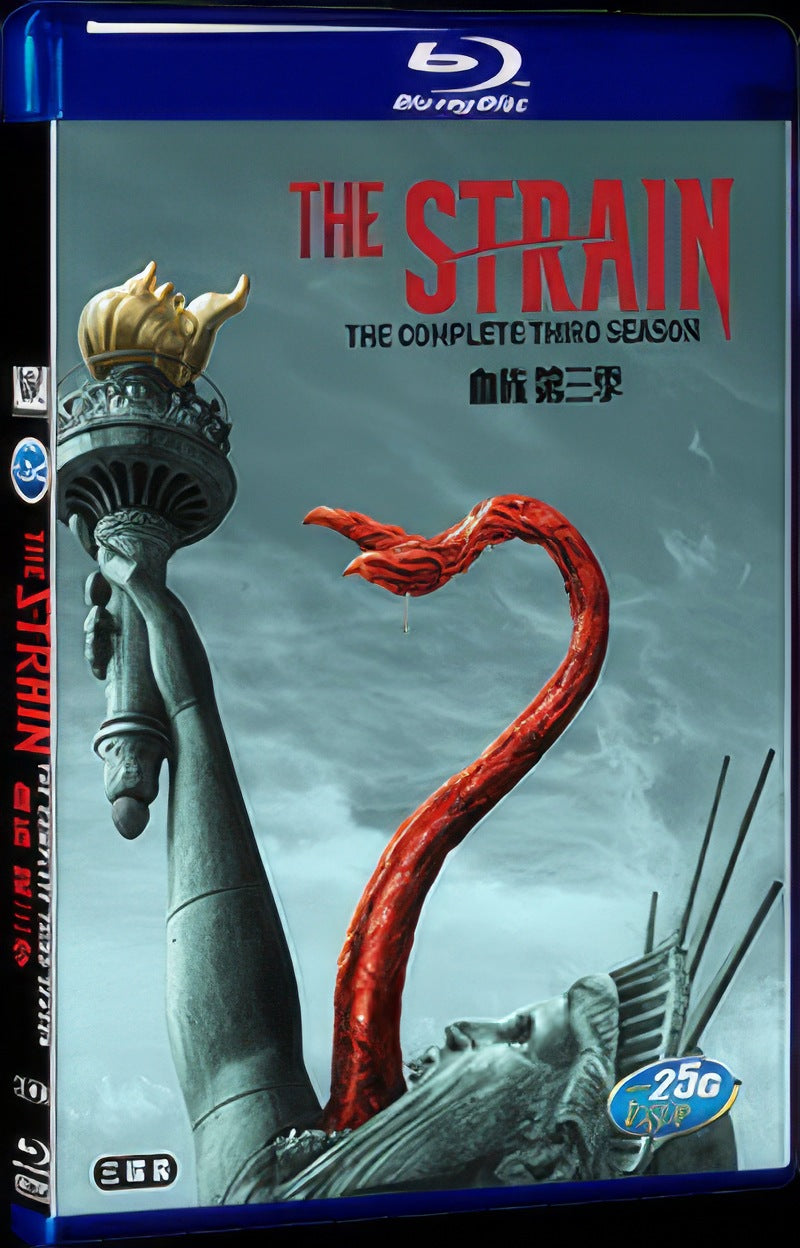 The Strain Season 3 (2016) Movie 3-Disc Box Set for Gift Collection Blu-ray