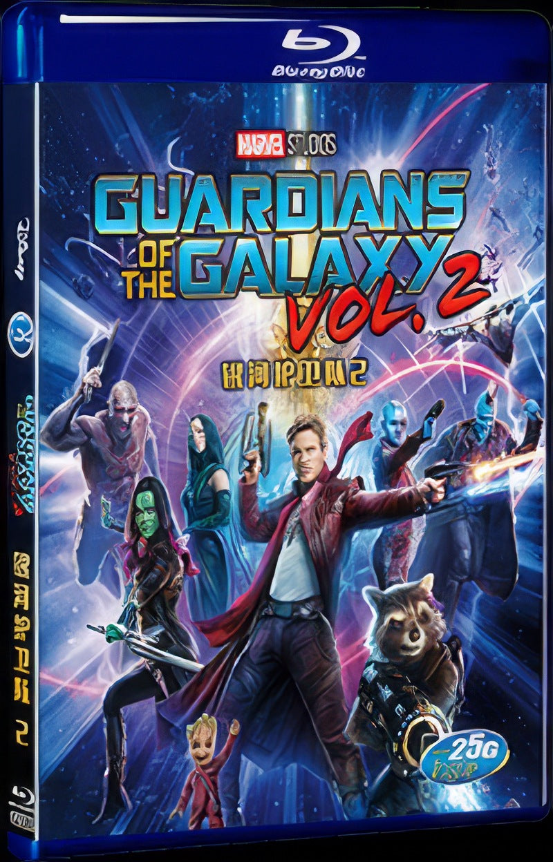 Guardians of the Galaxy Vol. 2 (2017) Movie 1-Disc Box Set for Gift Collection Blu-ray