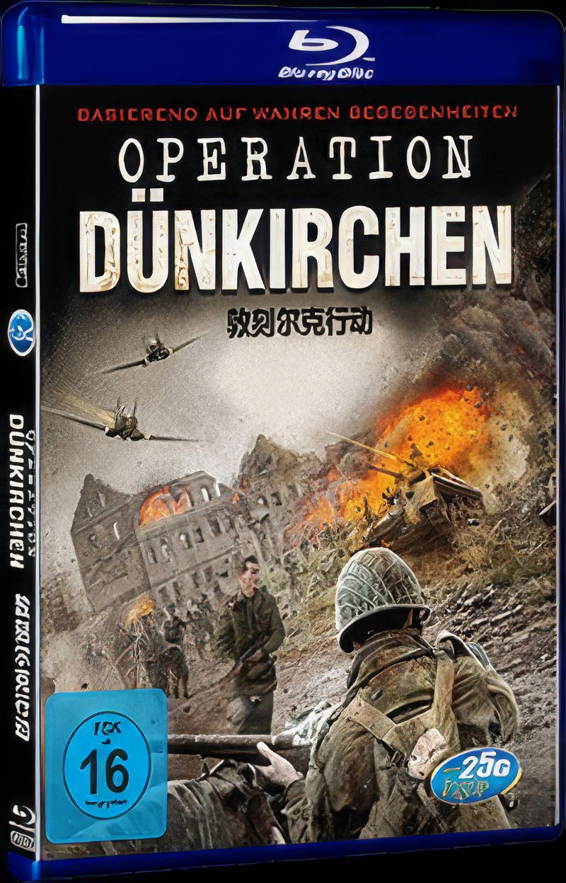 Operation Dunkirk (2017) Movie 1-Disc Box Set for Gift Collection Blu-ray