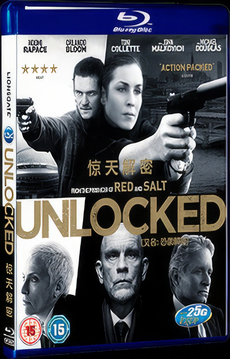 Unlocked (2017) Movie 1-Disc Box Set for Gift Collection Blu-ray