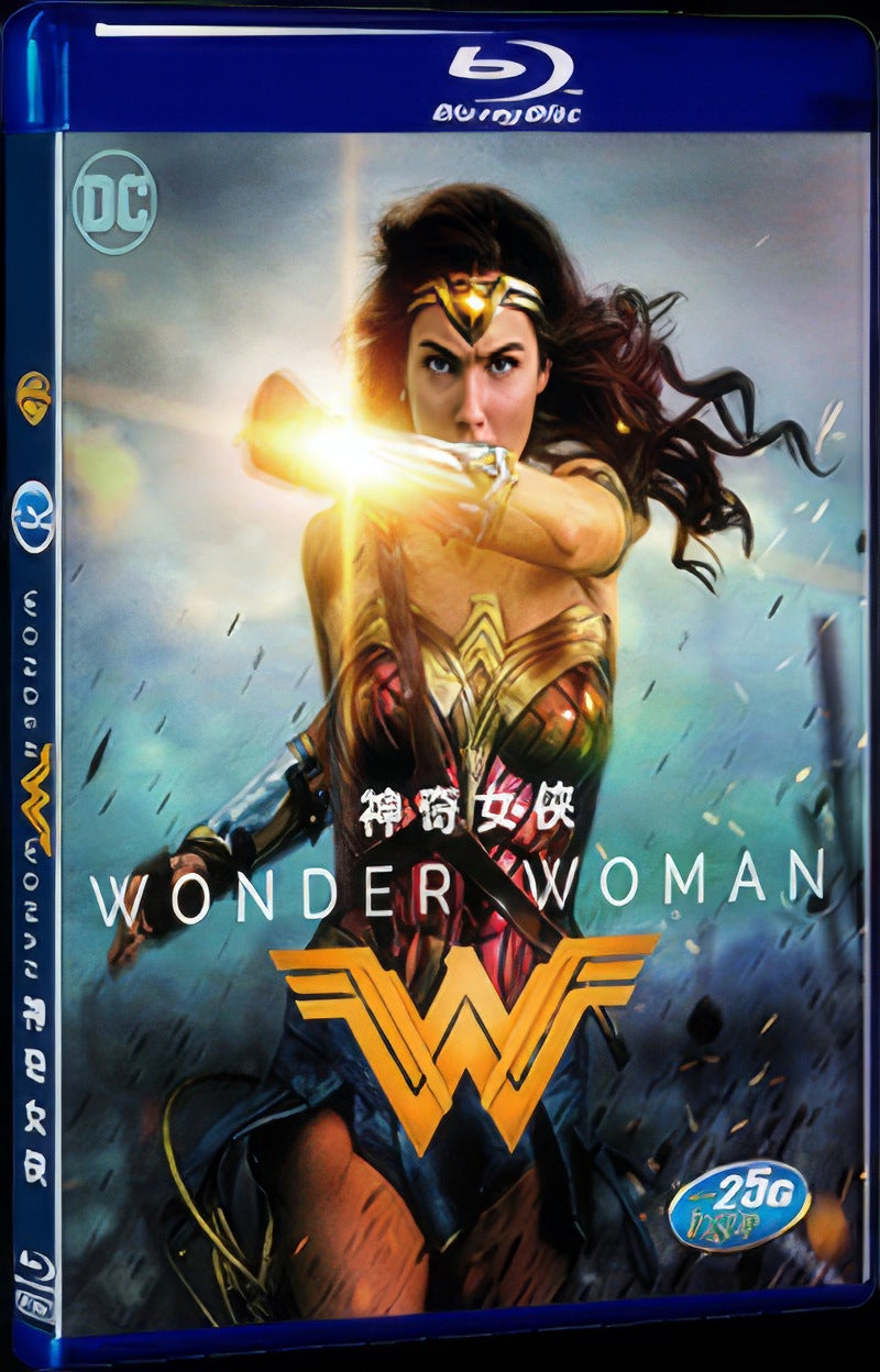 Wonder Woman (2017) Movie 1-Disc Box Set for Gift Collection Blu-ray