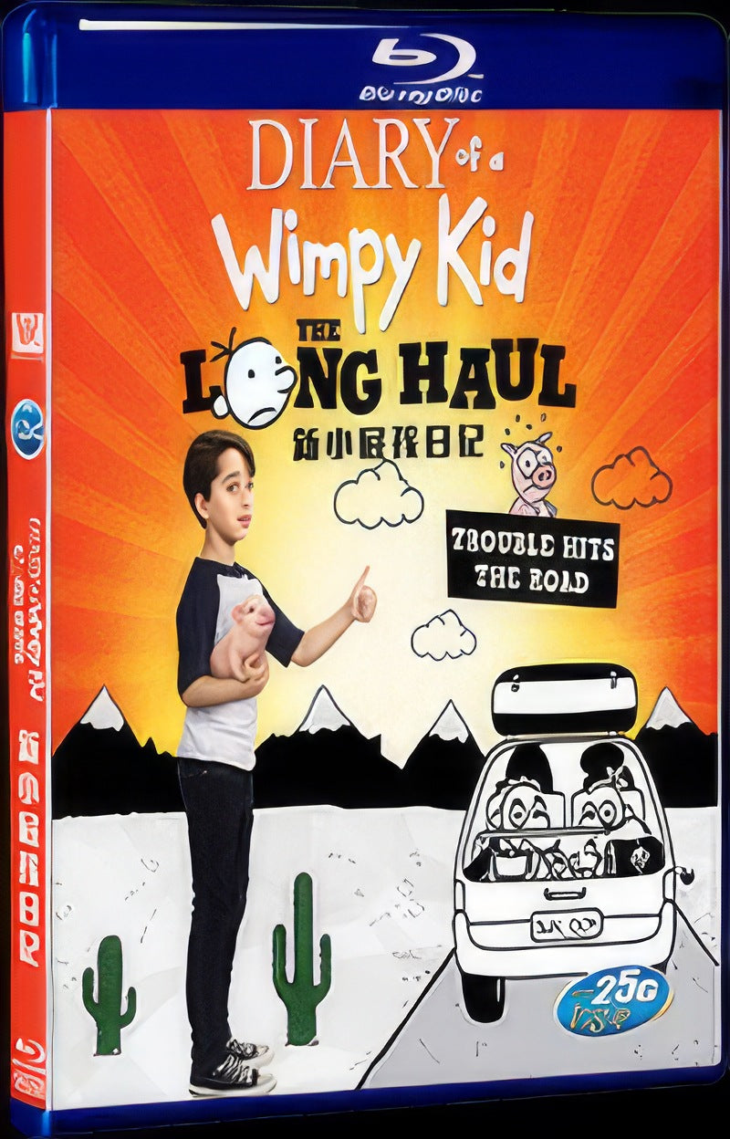 Diary of a Wimpy Kid: The Long Haul (2017) Movie 1-Disc Box Set for Gift Collection Blu-ray