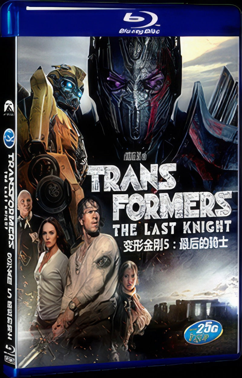 Transformers: The Last Knight (2017) Movie 1-Disc Box Set for Gift Collection Blu-ray