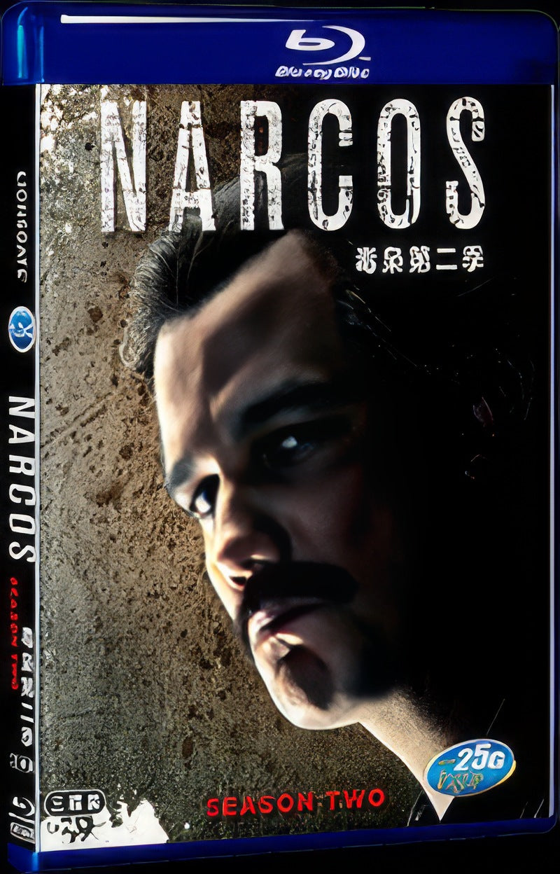 Narcos Season 2 (2016) Movie 3-Disc Box Set for Gift Collection Blu-ray