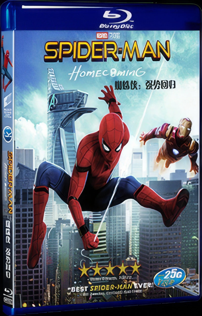 Spider-Man: Homecoming (2017) Movie 1-Disc Box Set for Gift Collection Blu-ray