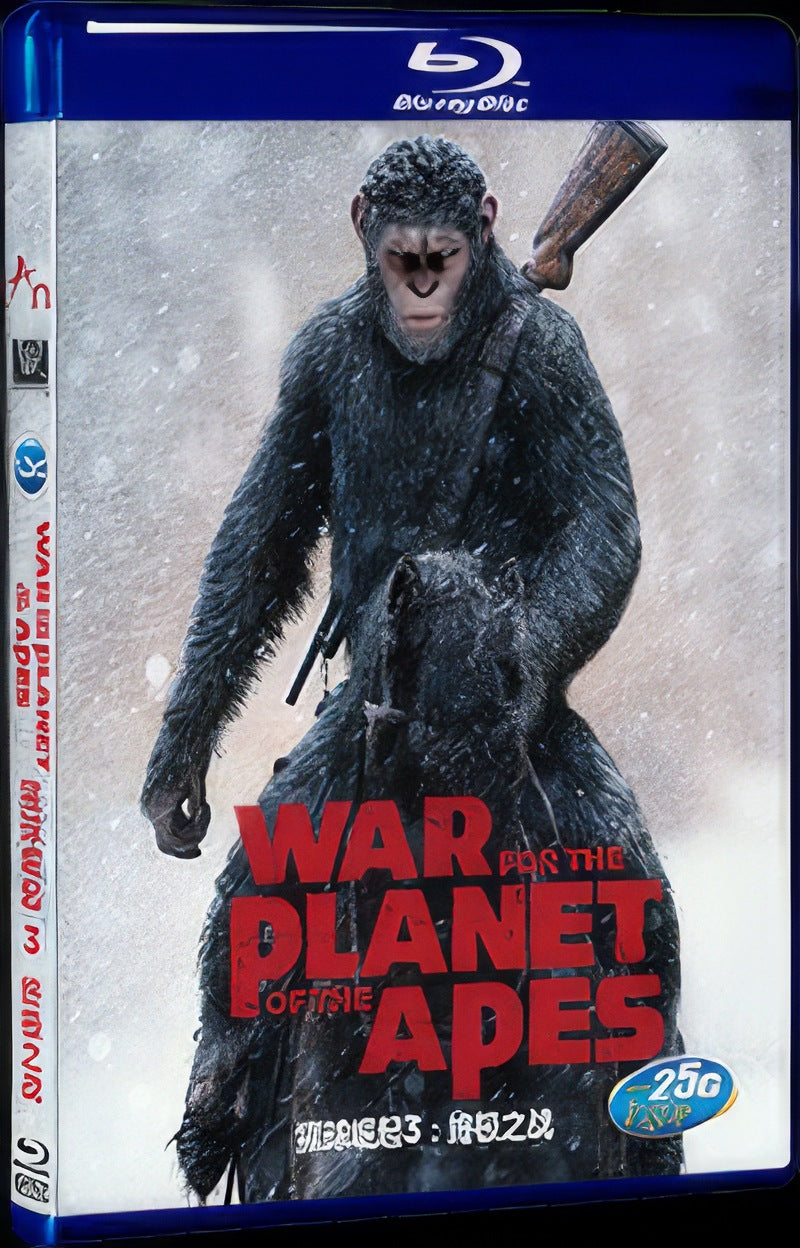 War for the Planet of the Apes (2017) Movie 1-Disc Box Set for Gift Collection Blu-ray