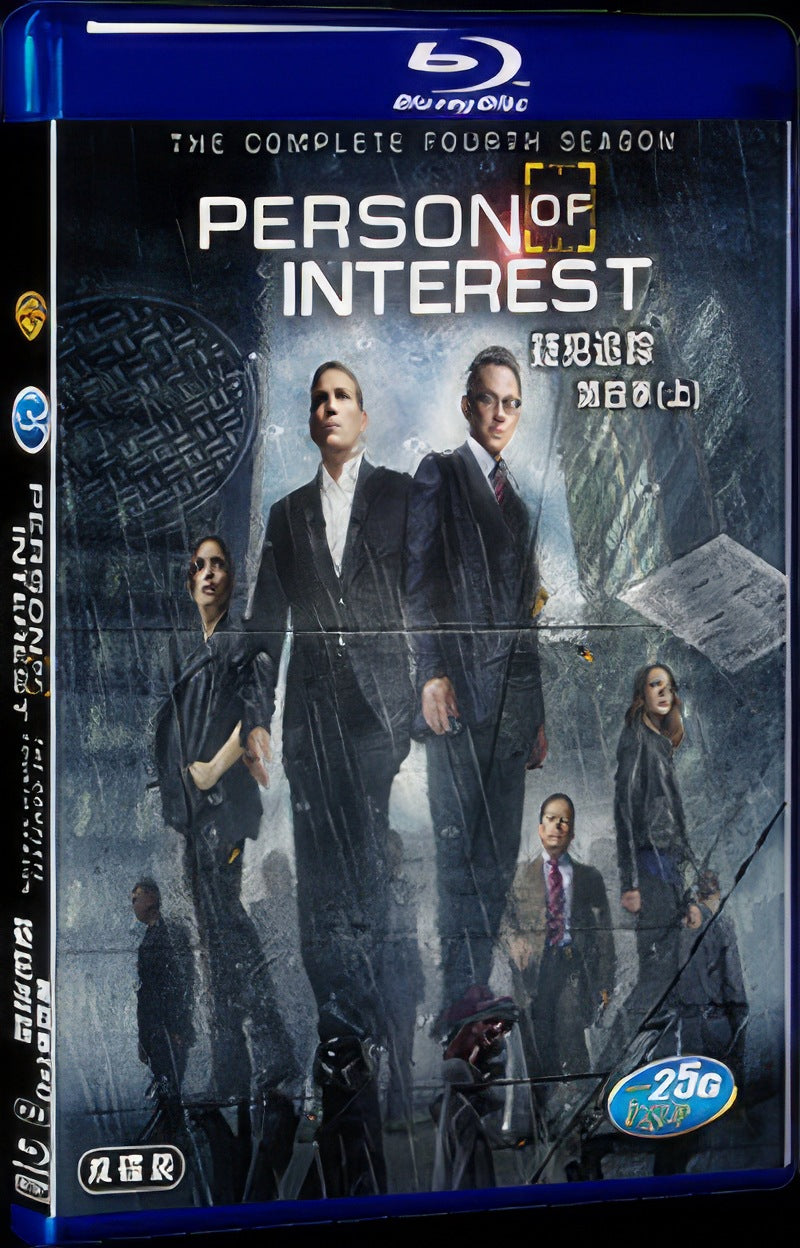 Person of Interest Season 4 (2014) Movie 4-Disc Box Set for Gift Collection Blu-ray