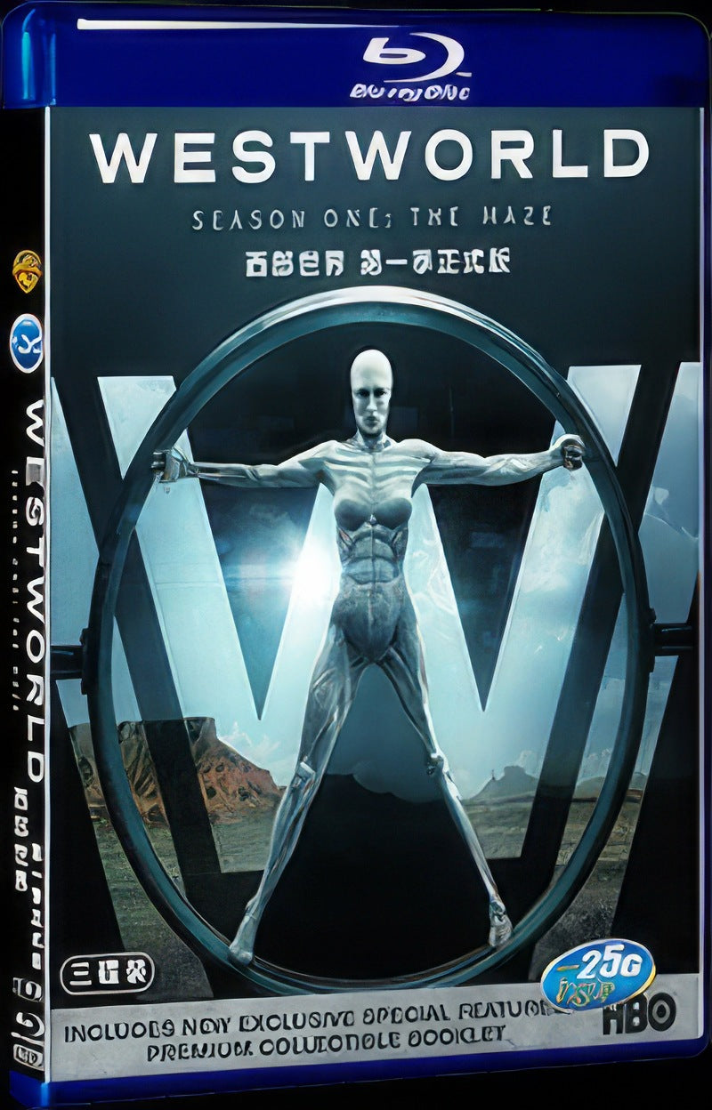Westworld Season 1 (2016) Movie 3-Disc Box Set for Gift Collection Blu-ray