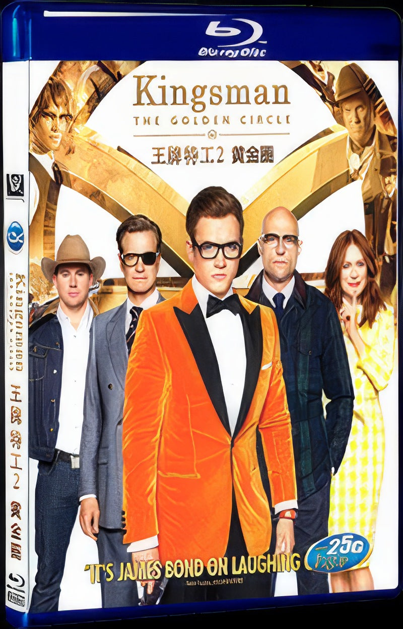 Kingsman: The Golden Circle (2017) Movie 1-Disc Box Set for Gift Collection Blu-ray