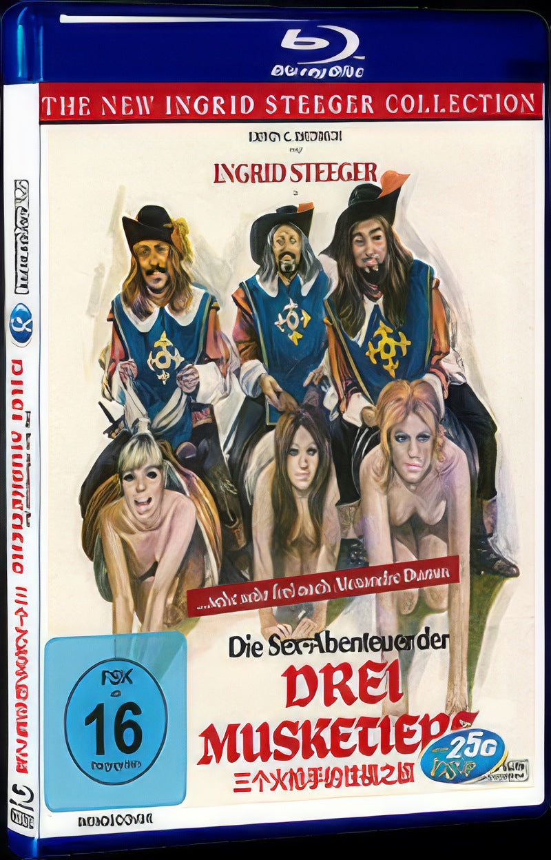 Die Sexabenteuer der drei Musketiere (1971) Movie 1-Disc Box Set for Gift Collection Blu-ray