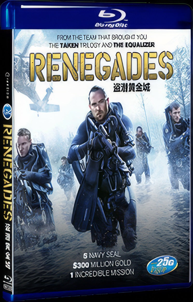 Renegades (2017) Movie 1-Disc Box Set for Gift Collection Blu-ray