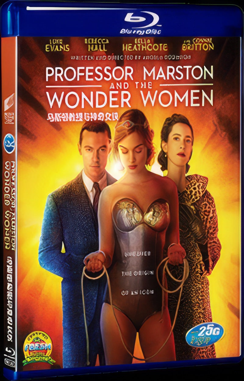 Professor Marston & the Wonder Women (2017) Movie 1-Disc Box Set for Gift Collection Blu-ray