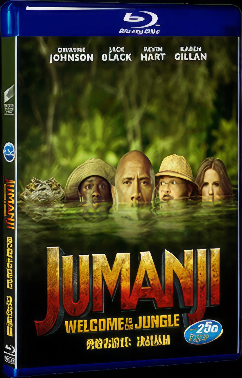 Jumanji: Welcome to the Jungle (2017) Movie 1-Disc Box Set for Gift Collection Blu-ray