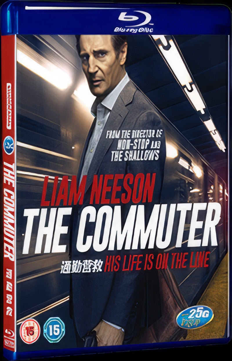 The Commuter (2018) Movie 1-Disc Box Set for Gift Collection Blu-ray