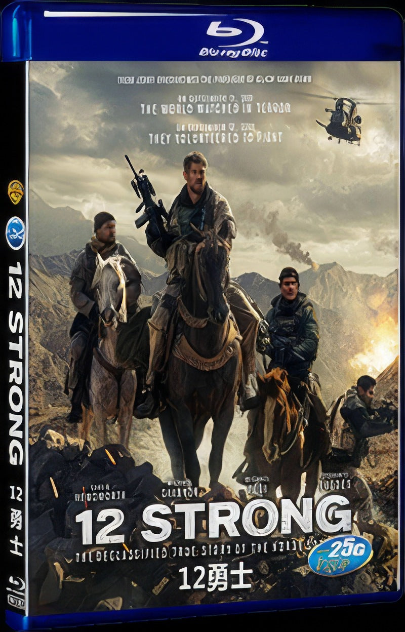 12 Strong (2018) Movie 1-Disc Box Set for Gift Collection Blu-ray