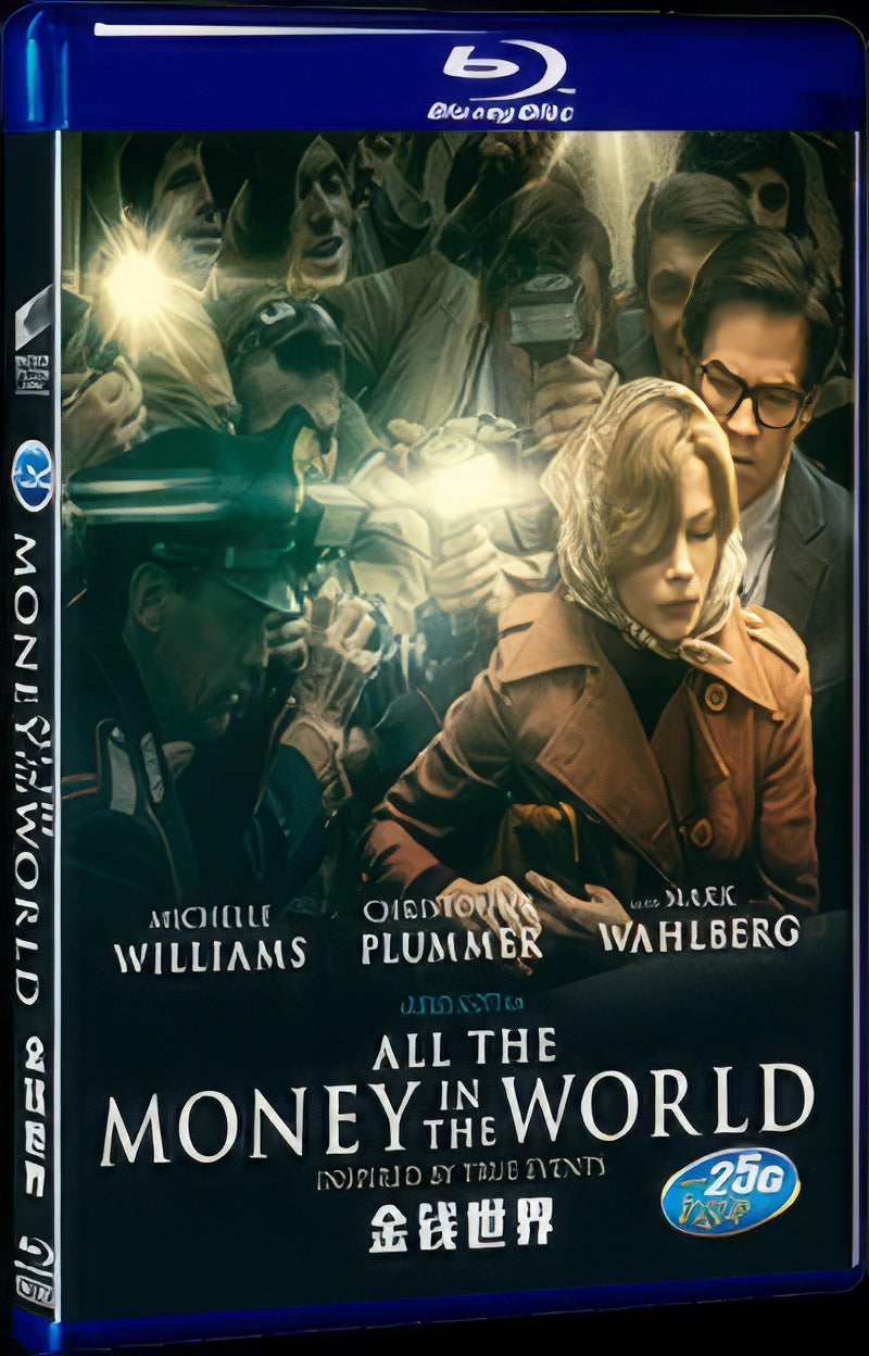 All the Money in the World (2017) Movie 1-Disc Box Set for Gift Collection Blu-ray