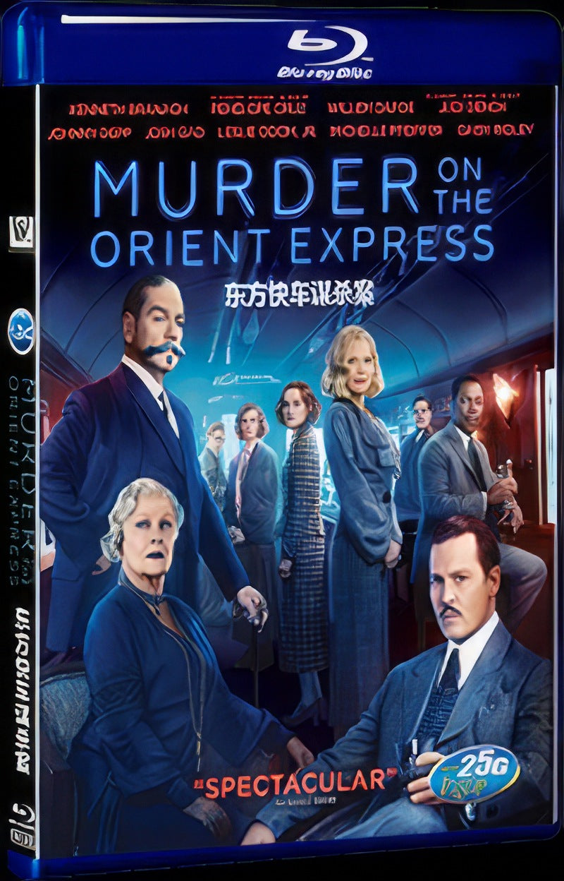 Murder on the Orient Express (2017) Movie 1-Disc Box Set for Gift Collection Blu-ray