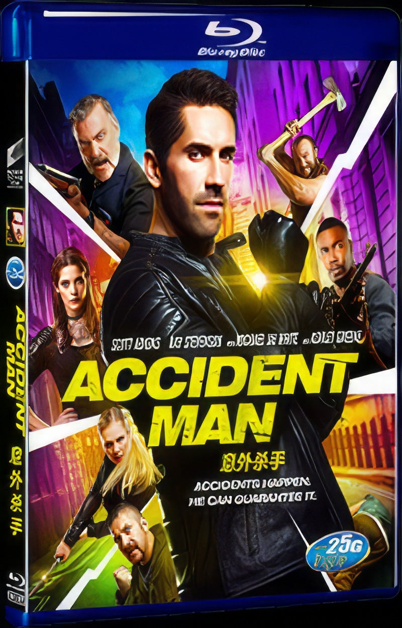 Accident Man (2018) Movie 1-Disc Box Set for Gift Collection Blu-ray