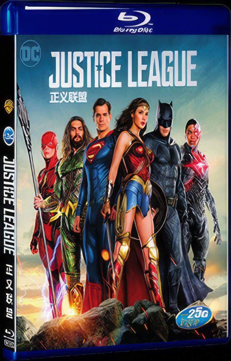 Justice League (2017) Movie 1-Disc Box Set for Gift Collection Blu-ray