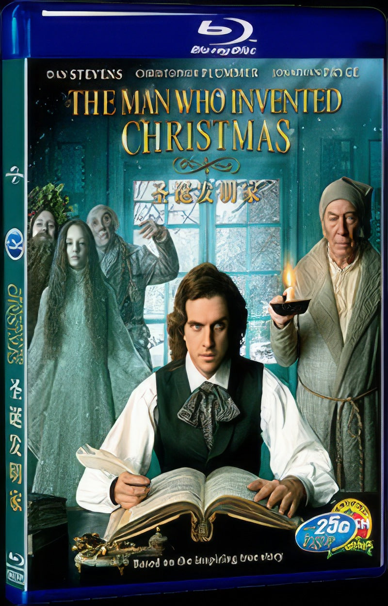 The Man Who Invented Christmas (2017) Movie 1-Disc Box Set for Gift Collection Blu-ray