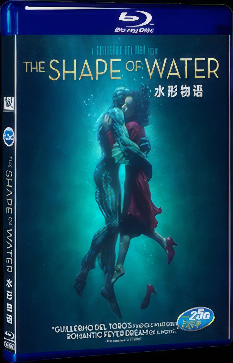 The Shape of Water (2017) Movie 1-Disc Box Set for Gift Collection Blu-ray